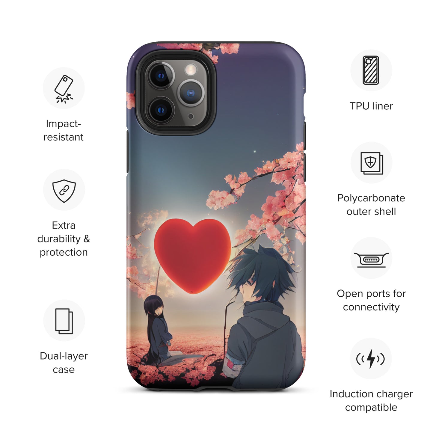 Anime love 1.0 Tough iPhone Case