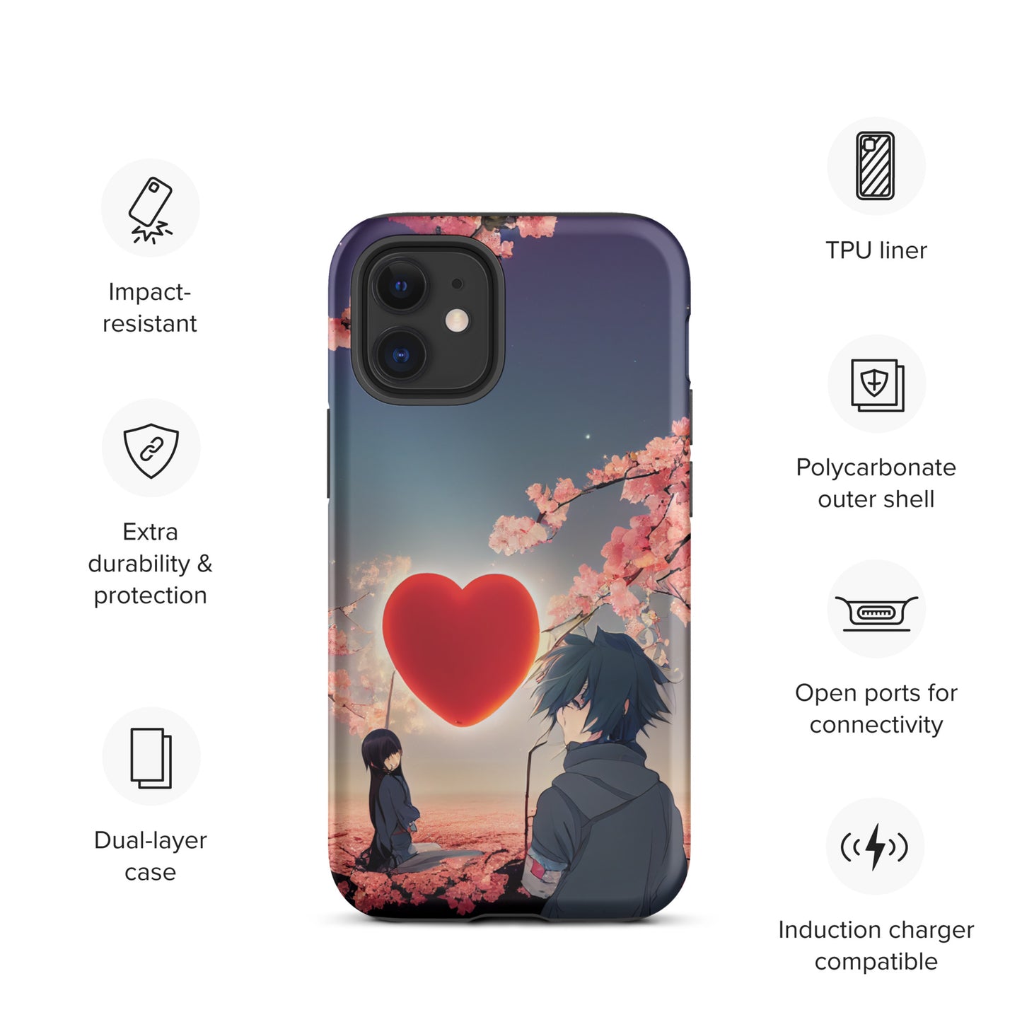 Anime love 1.0 Tough iPhone Case