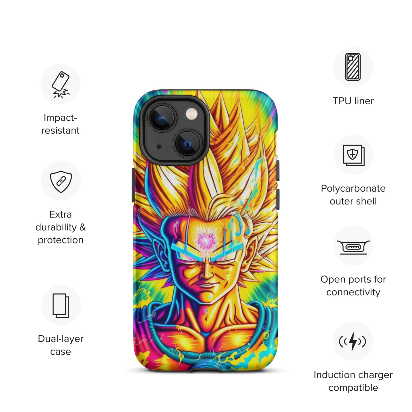 Super Saiyan Trip 1.0 Tough iPhone case