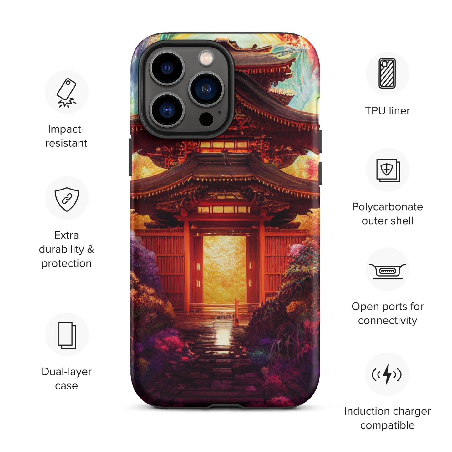 Infinite Majestic Shinto Portal 1.0 Tough iPhone case