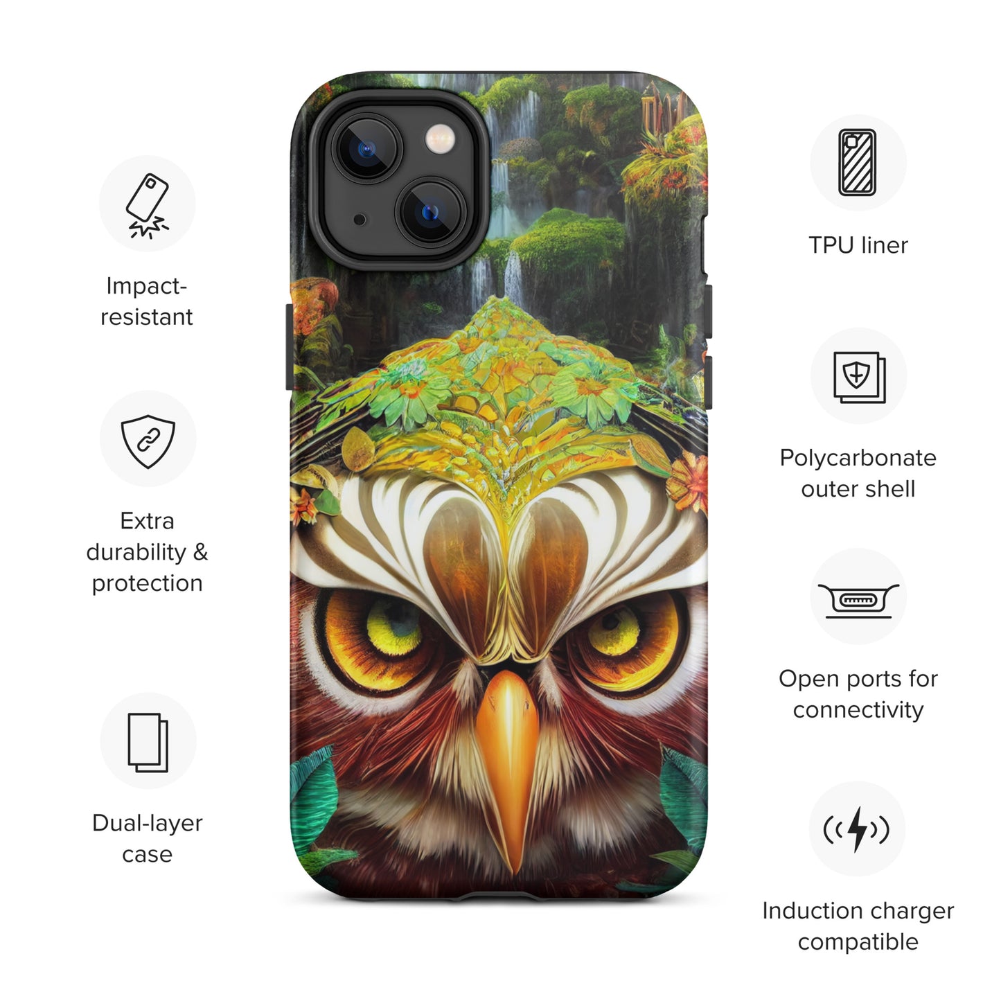 Dream Owl 1.0 Tough iPhone Case