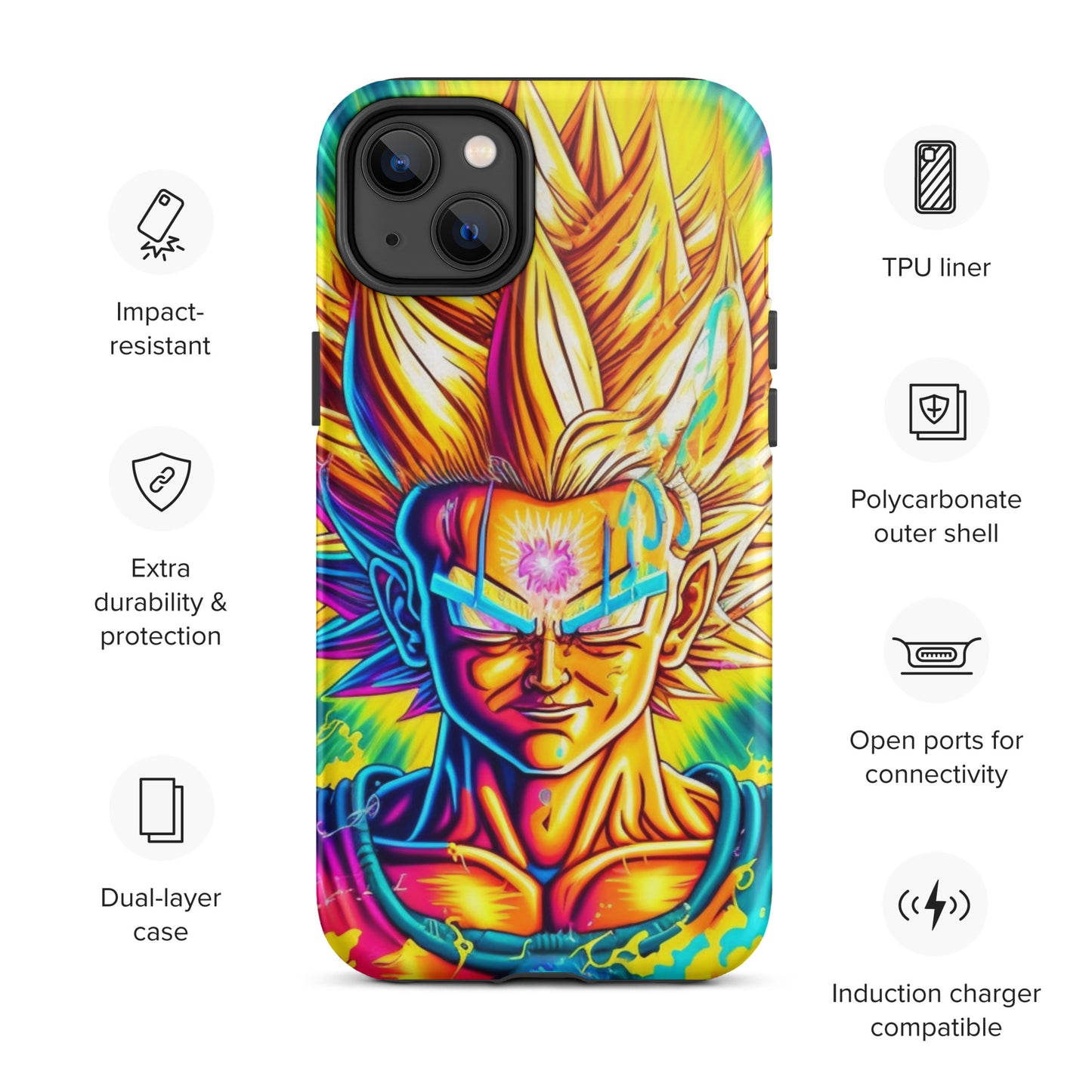 Super Saiyan Trip 1.0 Tough iPhone case