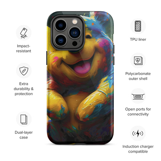 Paint Bear 1.0 Tough iPhone case