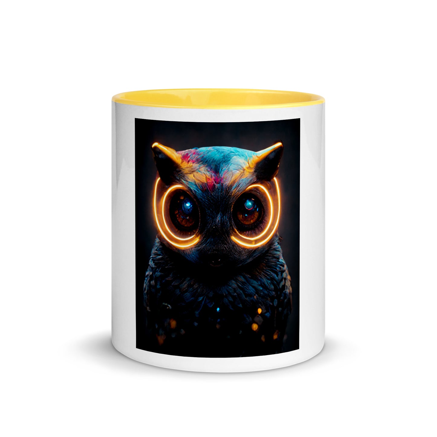 Electro owl Mug with Color Inside